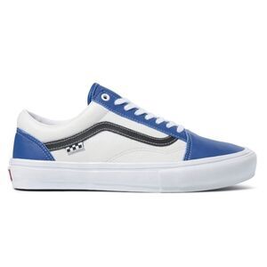 VANS Skate Old Skool 'Sport Leather True Blue/White' Sneakers Size 5.5